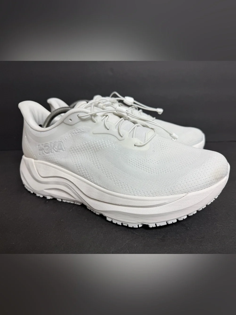 NEW Hoka One One Arahi SR Men’s Size 10.5 (2E WIDE) 1168714-WWH Shoes Rare White